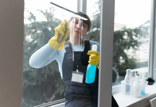 Nettoyage de vitres intérieures et extérieures à Loupfougères